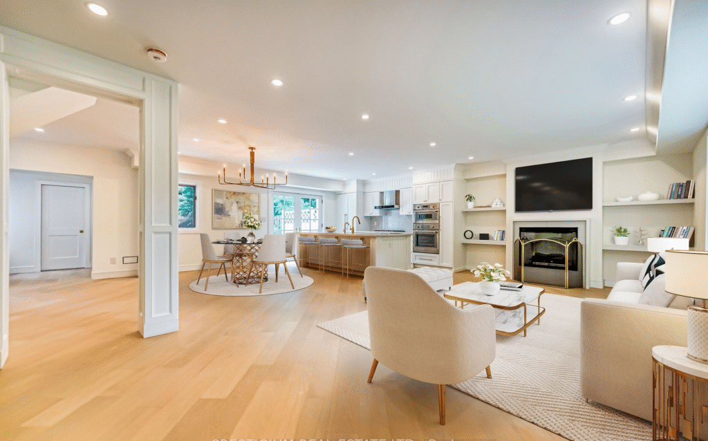 open concept kitchen renovation toronto