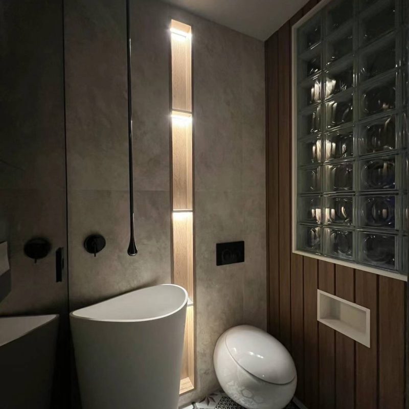 glass block wall