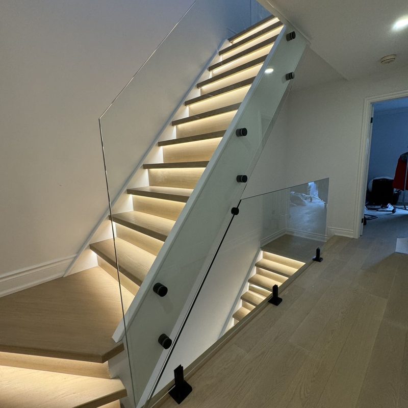 glass railing